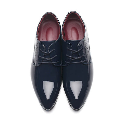 Men’s Classic Leather Slip-On Business Shoes