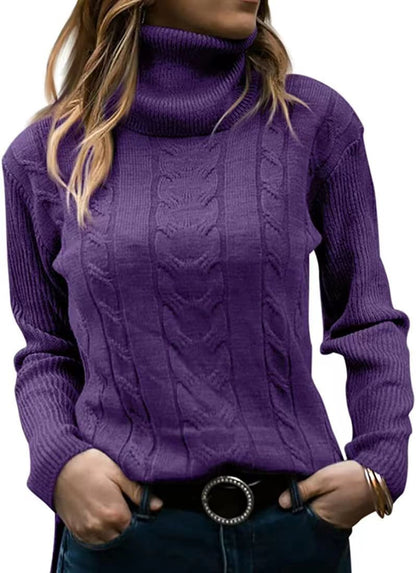 Classic Retro Turtleneck Knit