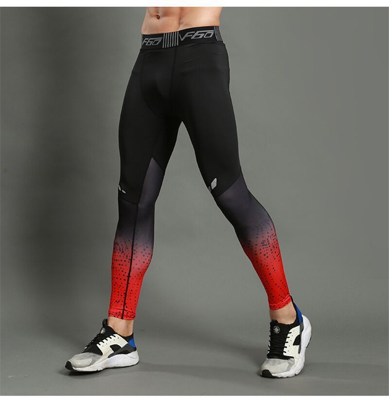 Men’s Running Compression Tights – Long Sports Leggings for Training