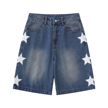 Star Vibe Retro Denim Pants