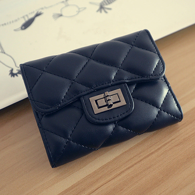 Ringer Ladies Short Holding Bag Three Fold Multi - Slot Wallet