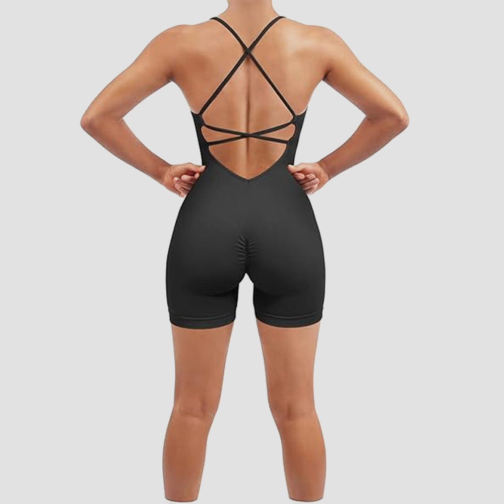 Peach Curve Performance One-Piece