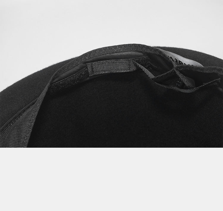 Classic Woolen Hat with Curly Brim