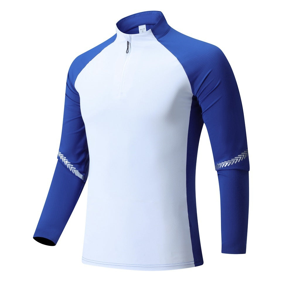 Core Fit Solid Color Training Pullover – Men's Half-Zip Activewear