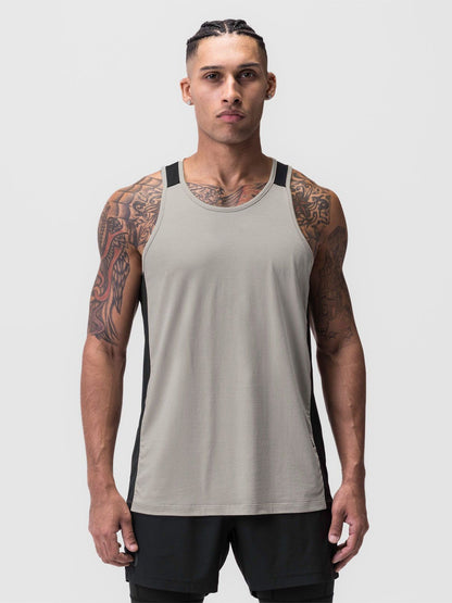 Cool Net Men’s Sports Vest – Net Panel Breathable Gym wear