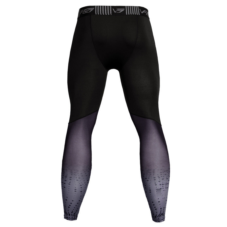 Men’s Running Compression Tights – Long Sports Leggings for Training