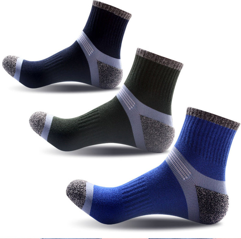 Activewear Men’s Cotton Socks – Sweat-Wicking & Breathable