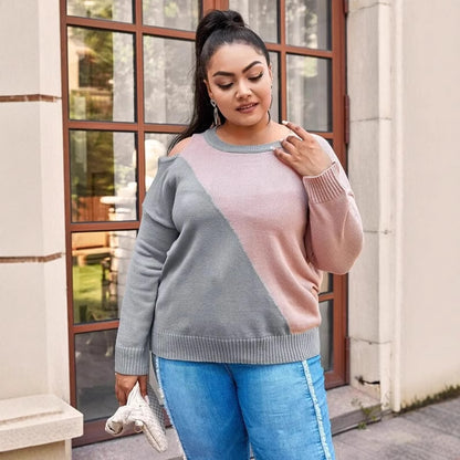Cozy Curve Knit Sweater