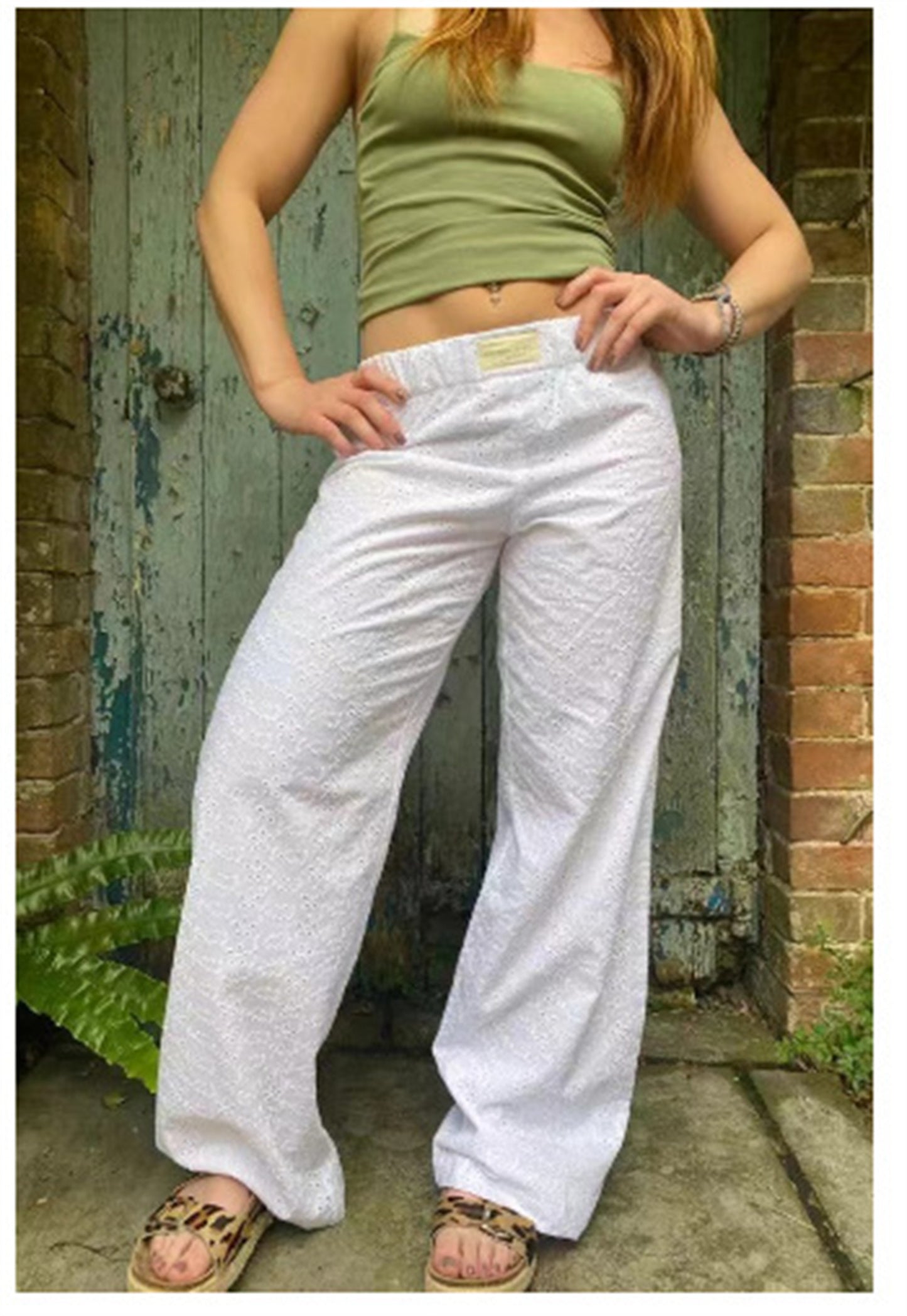 Relaxed High Waist Lounge Trousers
