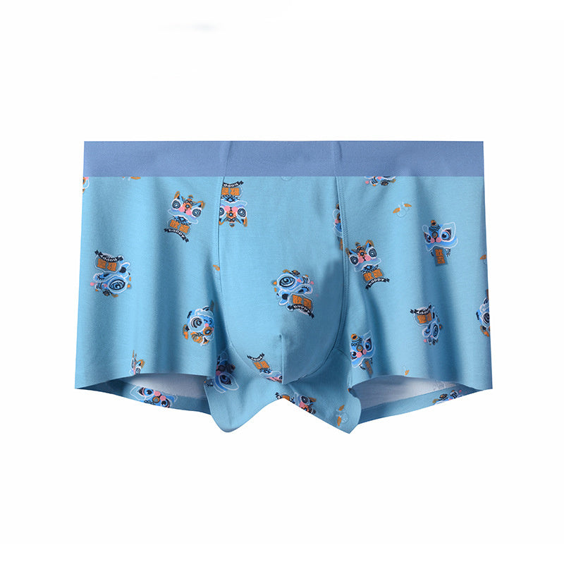 Animated Print Breathable Boxers