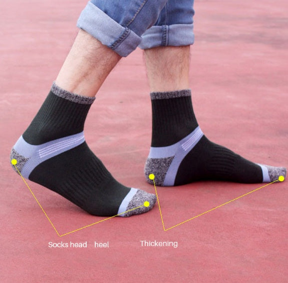 Activewear Men’s Cotton Socks – Sweat-Wicking & Breathable
