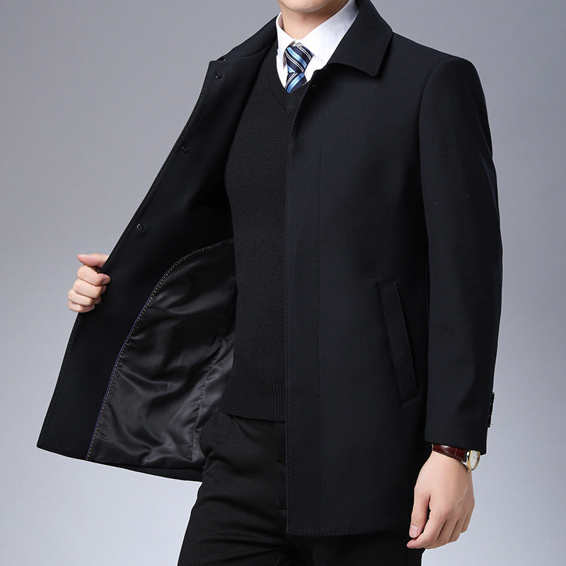 Urban Gentleman Suit Collar Top