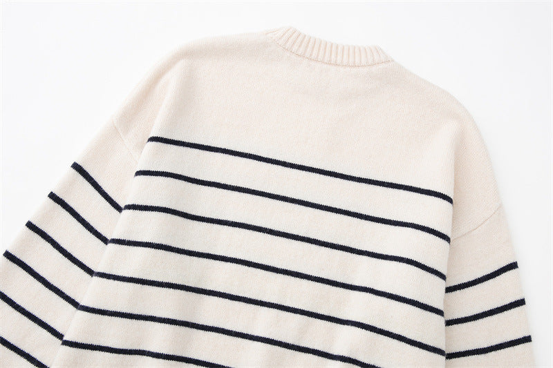 Urban Stripe Knit Pullover
