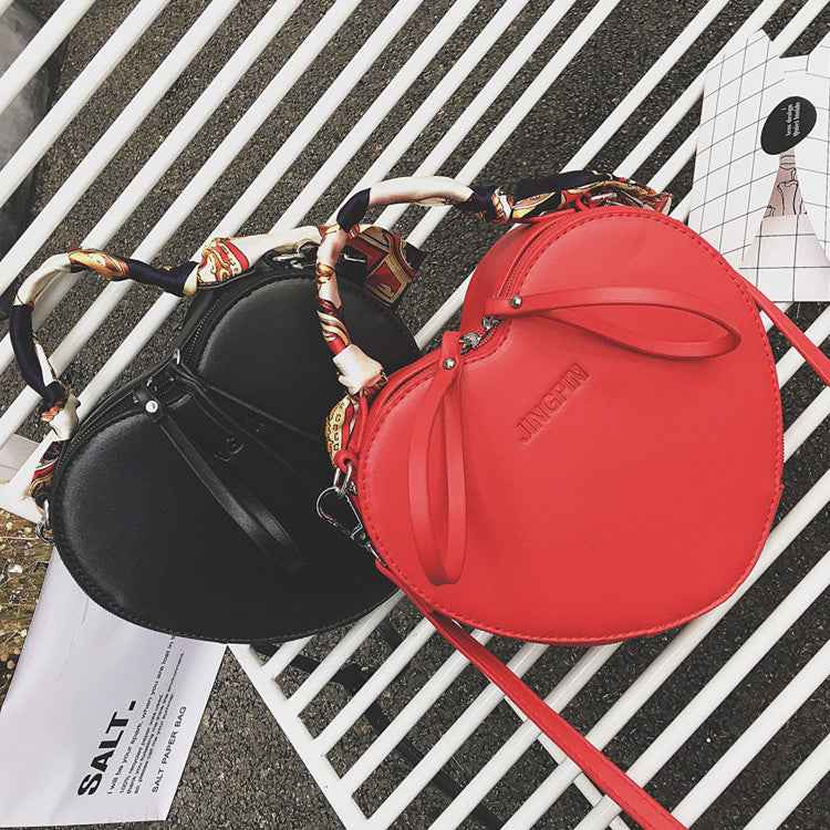 Autumn Peach Scarf Shoulder Bag