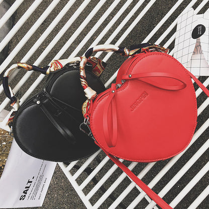 Autumn Peach Scarf Shoulder Bag