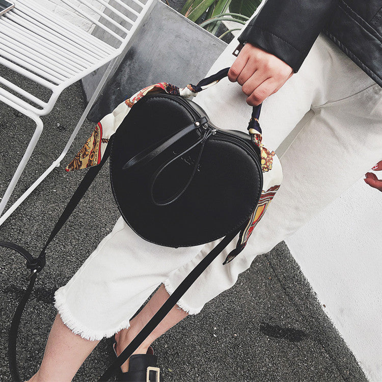Autumn Peach Scarf Shoulder Bag