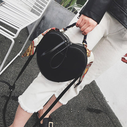 Autumn Peach Scarf Shoulder Bag
