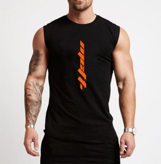Men’s Cotton Gym Tank – Sleeveless Fitness Sportswear Vest