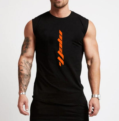 Men’s Cotton Gym Tank – Sleeveless Fitness Sportswear Vest
