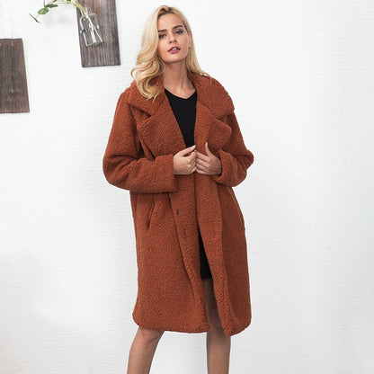 Urban Luxe Faux Fur Coat