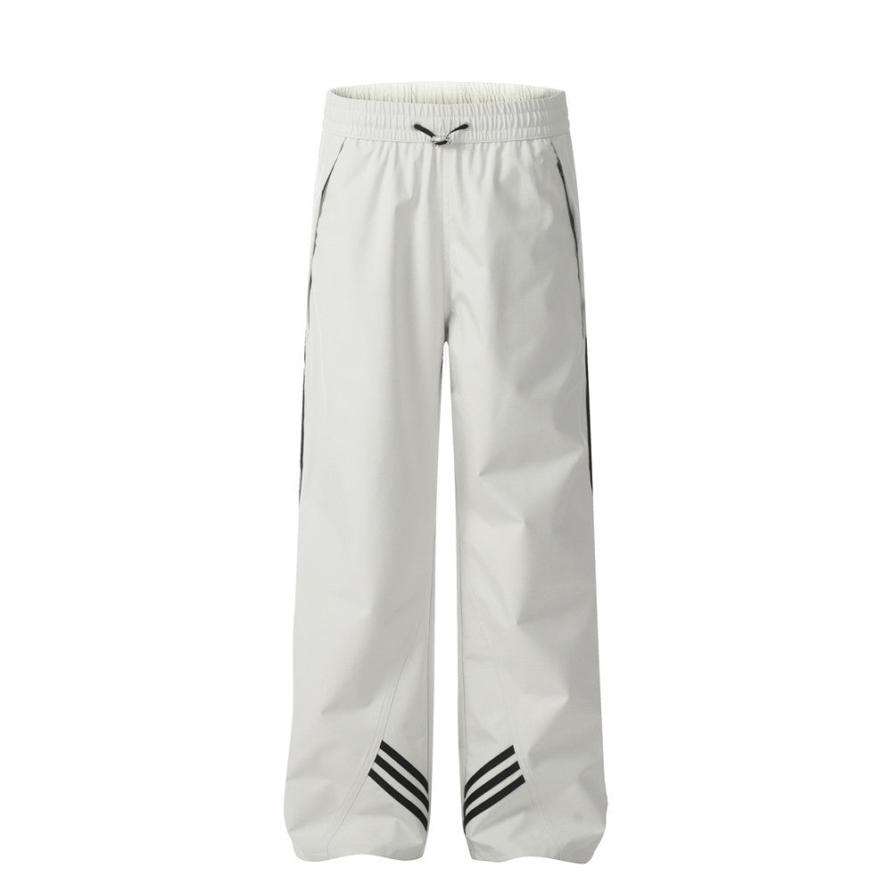 Tri Stripe Patchwork Casual Pants for Men