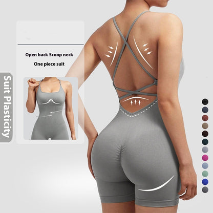 Peach Curve Performance One-Piece