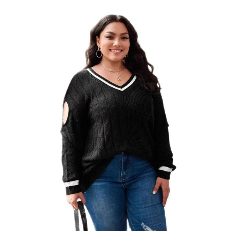 Plus Cozy Knit Sweater