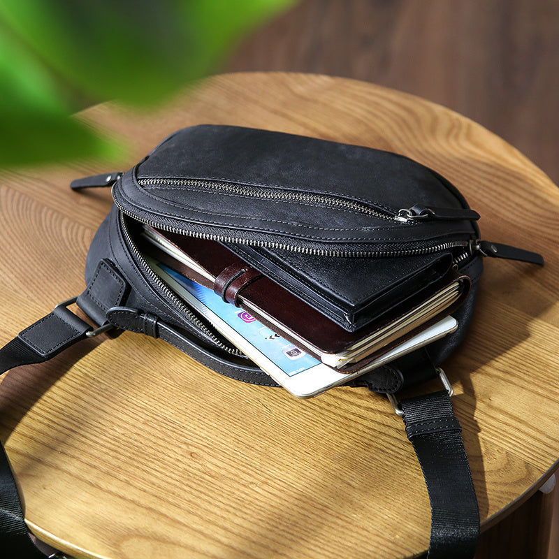 Retro Traveler Leather Sling