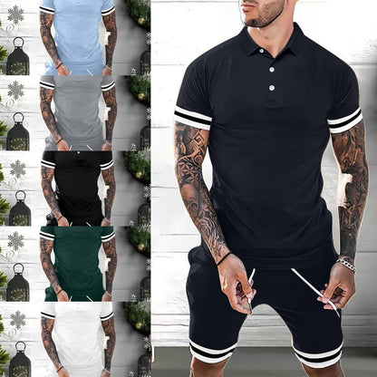 Casual Vibe Polo & Shorts Set