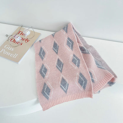 Urban Diamond Knitted Scarf