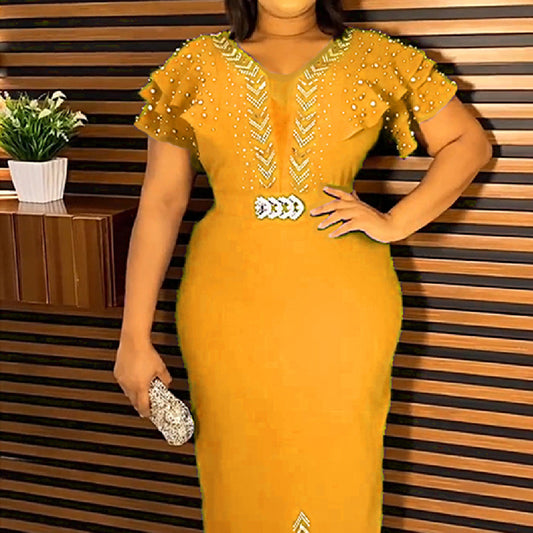 Crystal Elegance Plus Size Dress