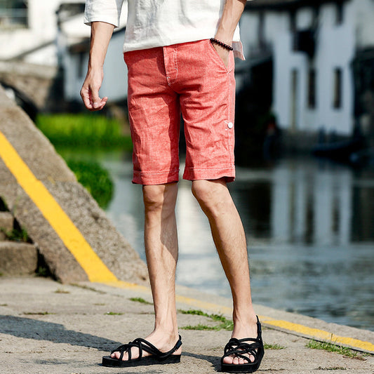 Summit Luxe Linen Shorts