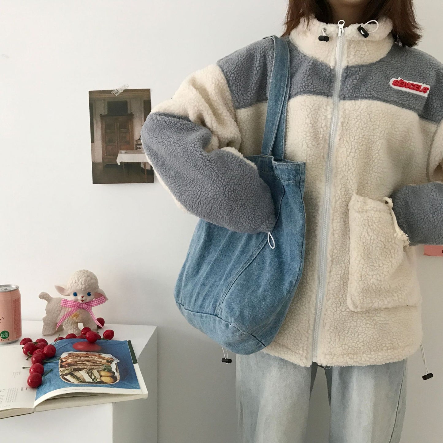 Denim Breeze Shoulder Bag