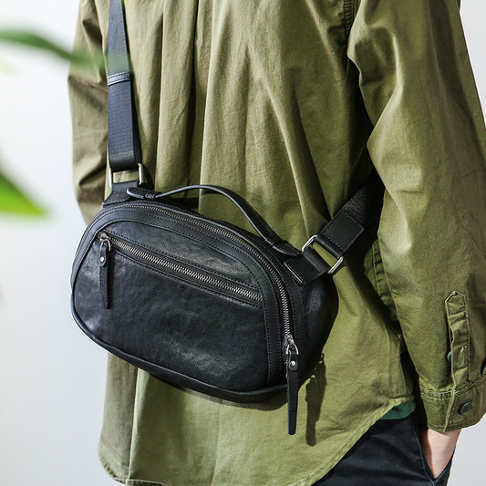 Retro Traveler Leather Sling