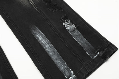 Men's Fashion Loose Fit Bootcut Denim Pants