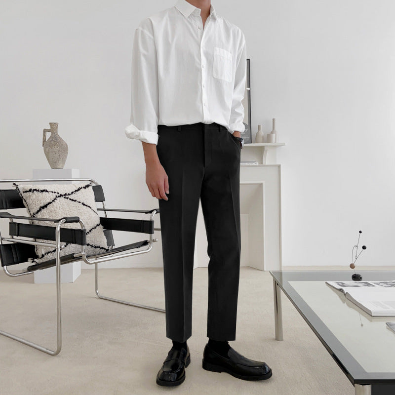 Executive Fit Slim Dress Casual Pants