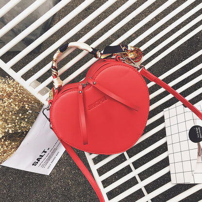 Autumn Peach Scarf Shoulder Bag