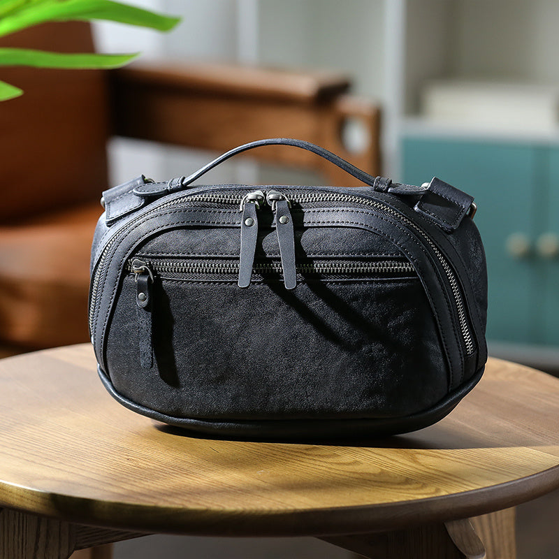 Retro Traveler Leather Sling