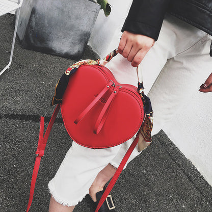 Autumn Peach Scarf Shoulder Bag