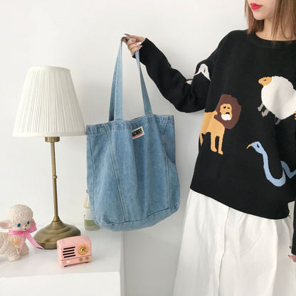 Denim Breeze Shoulder Bag