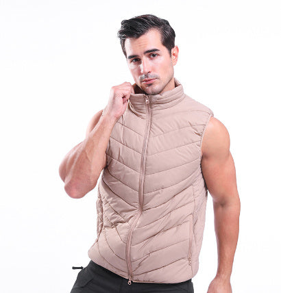 Tactical Pro Men’s Camouflage Vest – Outdoor Fall & Winter Warmth