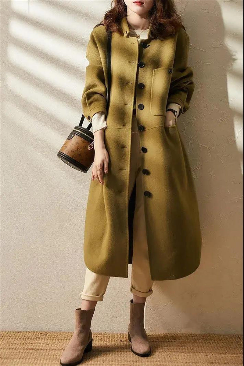 Timeless Comfort Woolen Long Coat