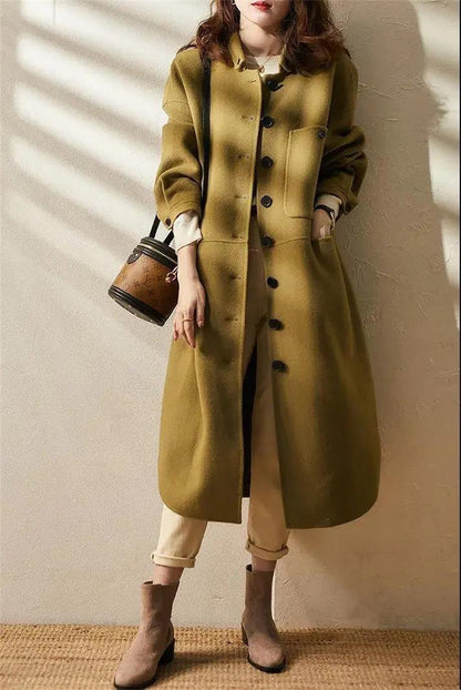 Timeless Comfort Woolen Long Coat