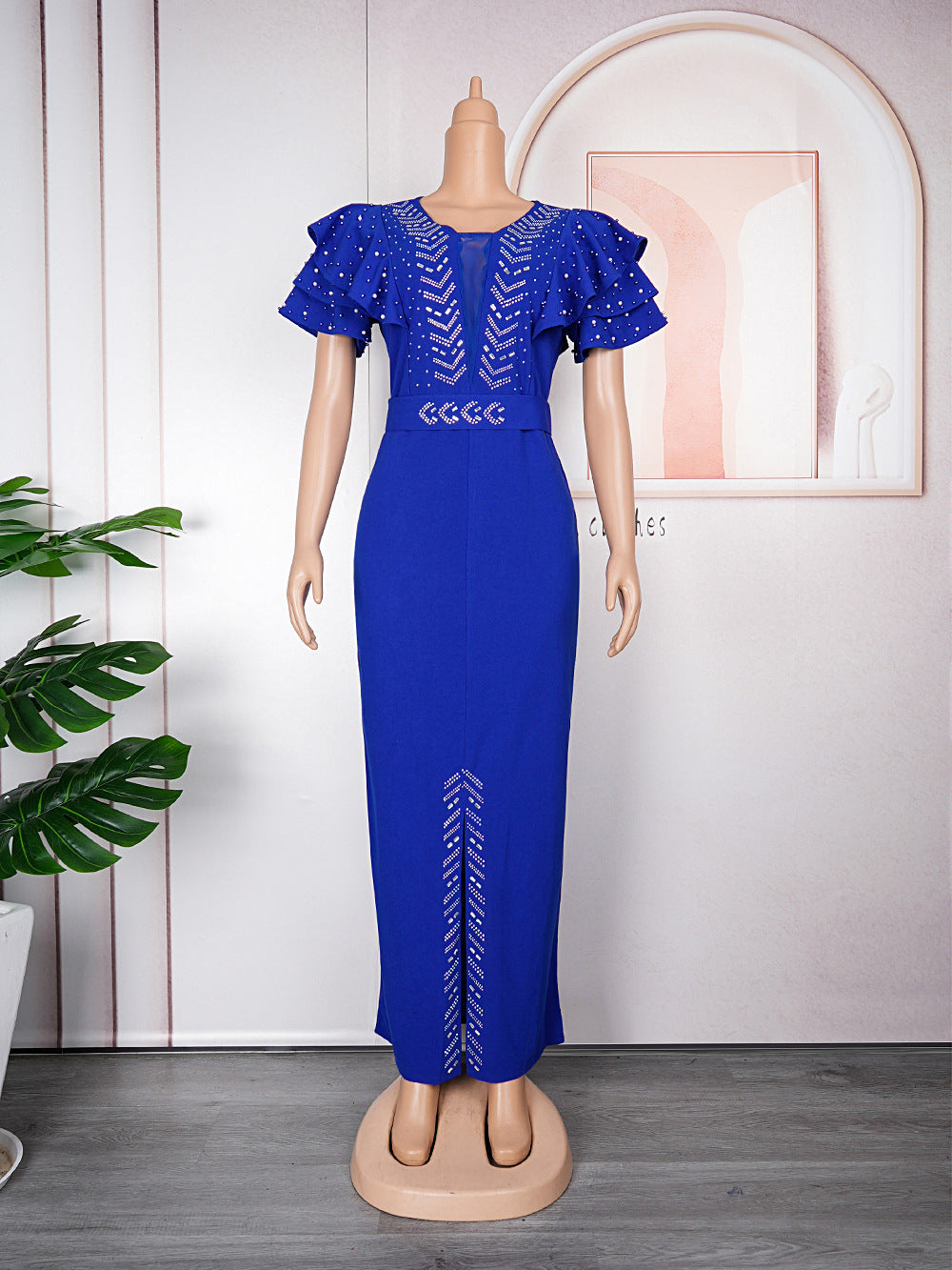 Crystal Elegance Plus Size Dress