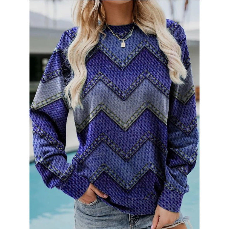 Winter Christmas Hooded Sweater Printed Men And Women Loose Casual