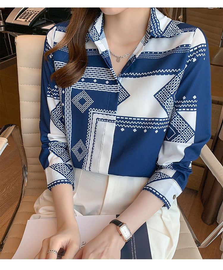 Floral Print Long Sleeve Shirt