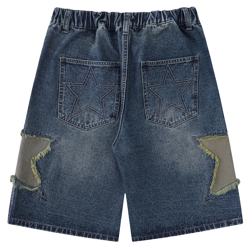 Star Vibe Retro Denim Pants