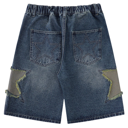 Star Vibe Retro Denim Pants
