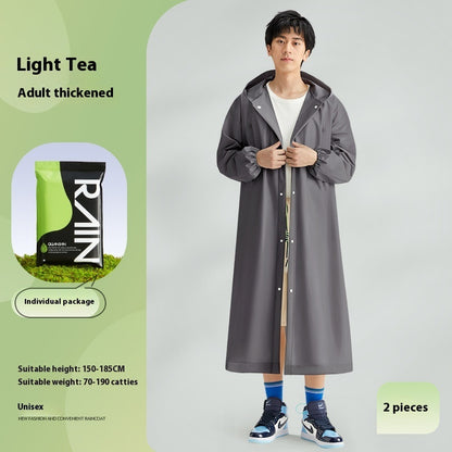 Non-disposable Thickened One-piece Raincoat