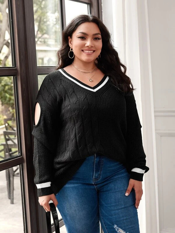 Plus Cozy Knit Sweater